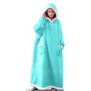 Oversized sweatshirttæppe med ærmer 150 cm 8