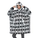 Oversized sweatshirttæppe med ærmer P3998 1