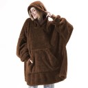 Oversized sweatshirttæppe med ærmer P4003 4