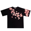 Oversized t-shirt för kvinnor med blommor A1201 1