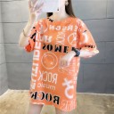 Oversized T-shirt med mønster til kvinder 13