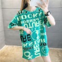 Oversized T-shirt med mønster til kvinder 5