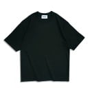 Oversized T-shirt met korte mouwen voor dames, effen kleur, losvallend T-shirt met ronde hals, casual oversized pasvorm, opgerolde mouwen 1