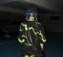 Oversized t-shirt til kvinder med lynnedslag 4