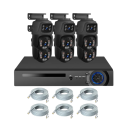 Övervakningskamerasystem 6MP 6 kameror 8-kanals DVR-set kabelanslutning för övervakning av hus, företag och utomhusområden 2