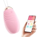 Ovo vibratório com aplicação móvel, 10 modos de vibração, 6 modos de controlo, cordão para extração, carregamento USB, embalagem discreta 1