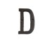 Ozdobna litera z żelaza C527 5