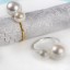 Ozdobne pierścienie na serwetki z perłami 12 szt 2