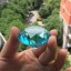 Ozdobny szklany diament C478 11