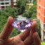 Ozdobny szklany diament C478 14
