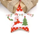 Ozdodas de Natal em Madeira 9 pcs 8