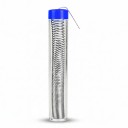 Pá de estanho em tubo 10 g Diâmetro 0,8 mm Com fluxo Ponto de fusão 183 a 266 °C Prata Para soldadura de eletrónica e placas de circuitos impressos 4