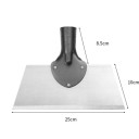 Pá de metal para ervas daninhas 25x10 cm Aço manganésico Pá de jardim multifuncional Pá de descongelamento em aço inoxidável para plantio e limpeza do solo 2
