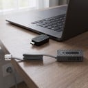 Pack Wi-Fi complémentaire pour ventilateur avec filtre à charbon, capteur de température et d'humidité avec câble RJ, module USB, noir, pour tente 5