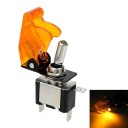 Páčkový spínač SPST s ochranným krytom 12 V DC 20 A LED podsvietenie Plast a kov Na auto offroad aj loď ovládanie svetiel a príslušenstva 2