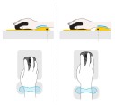 Pad di supporto ergonomico per polso J1304 4