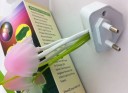 Paddeformet natlampe til stikkontakter 8