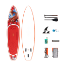 Paddleboard Feath-R-Lite Koi nafukovací SUP prkno 335 i 350 cm Nosnost až 180 kg Sada s pádlem 3 ploutvemi pumpou a batohem Na jezera a řeky 3