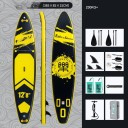 Paddleboard Funwater Familiare Gonfiabile 385x85x15 cm Capacità 230 kg PVC con 2 Paddles Cinghie Pompa e Zaino per 2 Persone Vari Colori 3