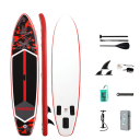 Paddleboard Sportovní Sada Feath-R-Lite Nafukovací 350x84x15 cm Nosnost 180 kg PVC Materiál s Pádlem 3 Ploutvemi Pumpou a Batohem 2
