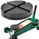 Padella in gomma per sollevatore auto 126 x 25 mm nera universale protezione telaio in gomma 2