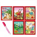 Pagine da colorare magiche con penna ad acqua 1