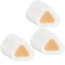 Págs de hidrogel para bolhas com almofada triangular autoadesiva proteção transparente para calcanhares e dedos contra fricção 30 unidades 1