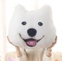 Παιδικό μαξιλάρι σε σχήμα σκυλίσιας κεφαλής από βαμβάκι Ρεαλιστική εκτύπωση σκυλιού στην μπροστινή πλευρά Όρθια αυτιά Διαστάσεις 38 x 35 εκ 4