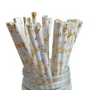 Pailles de Noël 25 pcs C602 8