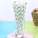 Pailles en papier avec motif 25 pcs C74 3