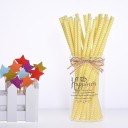 Pailles en papier avec motif 25 pcs 7