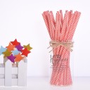 Pailles en papier avec motif 25 pcs 2