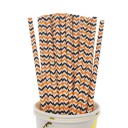Pailles en papier pour Halloween 50 pcs 12
