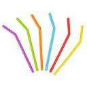 Pailles en silicone avec brosse 6 pcs 3
