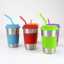 Pailles en silicone avec brosse 6 pcs 5
