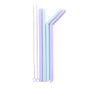 Pailles réutilisables avec brosses de nettoyage 4 pièces 5