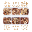 Paillettes 3-4g 6 forme diverse Paillettes lucide per decorare Unghie DIY Arte Decorazioni Abbigliamento Creazione di gioielli Fai da te 2