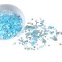 Paillettes a forma di cuori e stelle 10 g Paillettes lucide per unghie Confetti decorativi per creare Lavori manuali DIY decorazione cosmetica 2