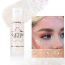 Paillettes en stick 6,7 x 2 cm Stick pailleté pour le visage, le corps et les cheveux Paillettes cosmétiques illuminantes Brillance douce 1