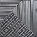 Painel de parede 3D 50 x 50 cm PVC Revestimento decorativo de parede Design moderno para sala de estar quarto escritório 8