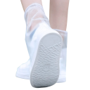 Paire de surchaussures antidérapantes et imperméables en caoutchouc Surchaussures pour la pluie Réutilisables Protections pour chaussures Protection contre l'humidité 2