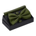 Pajarita, pañuelo y gemelos para hombre T1309 10