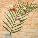 Pájaros decorativos 12 uds. 5