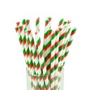 Pajitas navideñas 25 uds. 6