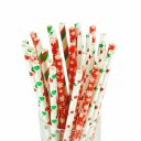 Pajitas navideñas 25 uds. 2