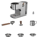 Pákový kávovar HiBREW H13 Poloautomatický S tlakem 20 barů a nastavitelnou teplotou Páka 58 mm z nerezové oceli Na espresso i cold brew 3