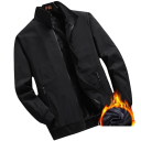 Paksu lämmin miesten talvitakki vetoketjulla ja korkealla kauluksella POLYESTER rento syystakki eri väreissä miehille 7