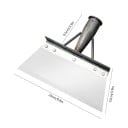 Pala de metal para hierbas 25x10 cm Acero manganeso Pala de jardín multifuncional 2