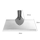 Pala de metal para malas hierbas 30x10 cm Acero manganésico Pala de jardín multifuncional Pala descongeladora de acero inoxidable para plantar 2