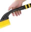 Pala de nieve para coche con raspador dimensiones compactas estructura plegable de plástico equipamiento invernal para coche 2